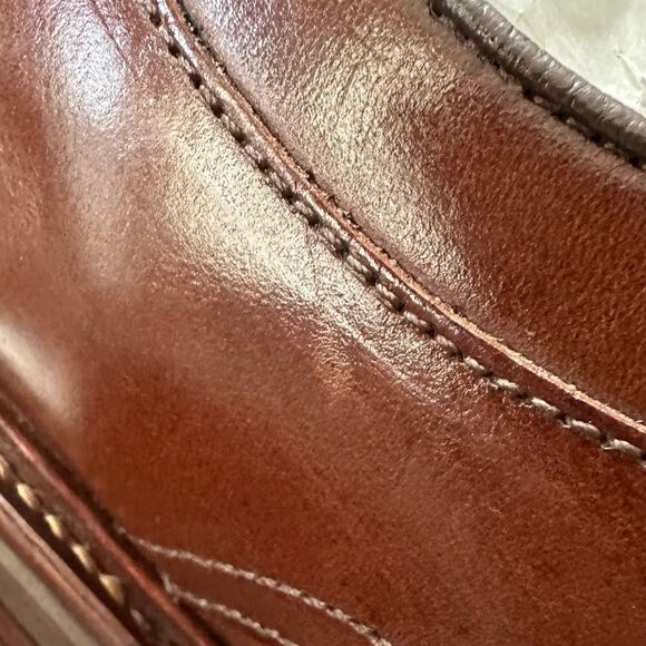 Johnston & Murphy Welch Plain Toe American Full Grain Dress Shoe Euro 46 US 12 - Picture 12 of 13